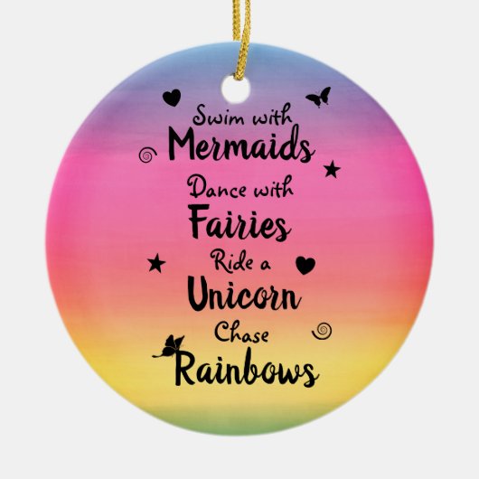 Wunsch-und Traum-Keramik-Verzierung Keramik Ornament (Vorne)