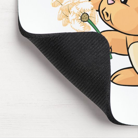 Wunsch von orange Kacheek Mousepad (Ecke)