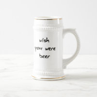 Wunsch waren Sie Bier-Tasse