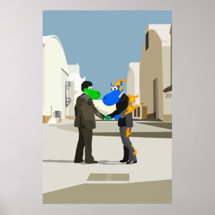 Wunsch waren Sie Flusspferd Poster