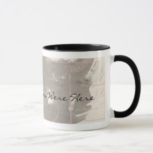Wunsch waren Sie hier abstrakte Tasse