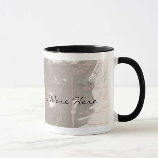 Wunsch waren Sie hier abstrakte Tasse (Rechts)