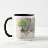 Wunsch waren Sie hier abstrakte Tasse (Links)