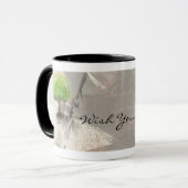 Wunsch waren Sie hier abstrakte Tasse (Vorderseite Links)