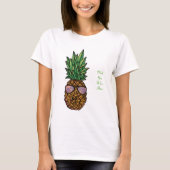 Wunsch waren Sie hier Ananas-T - Shirt (Vorderseite)