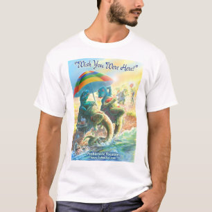 Wunsch waren Sie hier Dinosaurier-Ferien T-Shirt