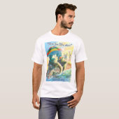 Wunsch waren Sie hier Dinosaurier-Ferien T-Shirt (Vorne ganz)