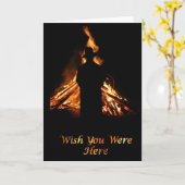 Wunsch waren Sie hier Karte (Gelbe Blume)