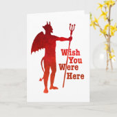 Wunsch waren Sie hier Karte (Gelbe Blume)