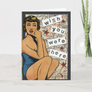 Wunsch waren Sie hier Karte