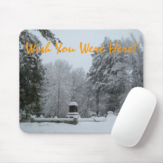 Wunsch waren Sie hier! Mousepad (Mit Mouse)