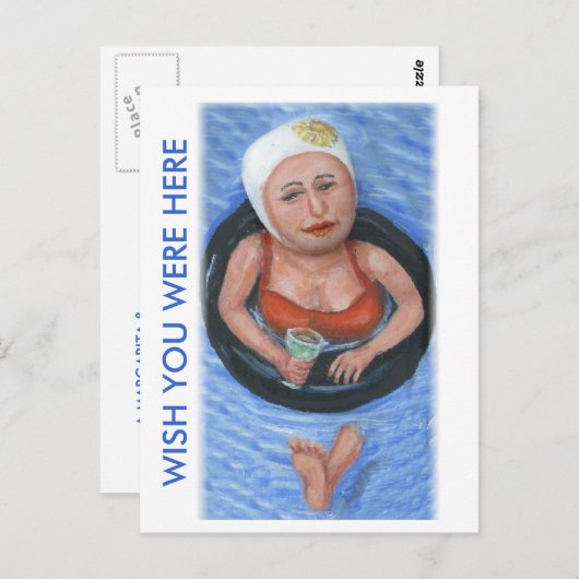 WUNSCH WAREN SIE HIER POSTKARTE (Vorne/Hinten)