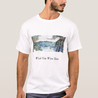 Wunsch waren Sie hier, wünschen, dass Sie… - T-Shirt