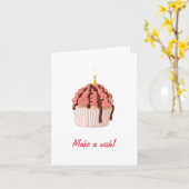 Wunsch zum Geburtstag Karte (Gelbe Blume)