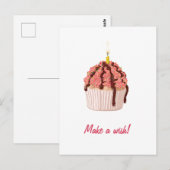 Wunsch zum Geburtstag Karte (Vorne/Hinten)