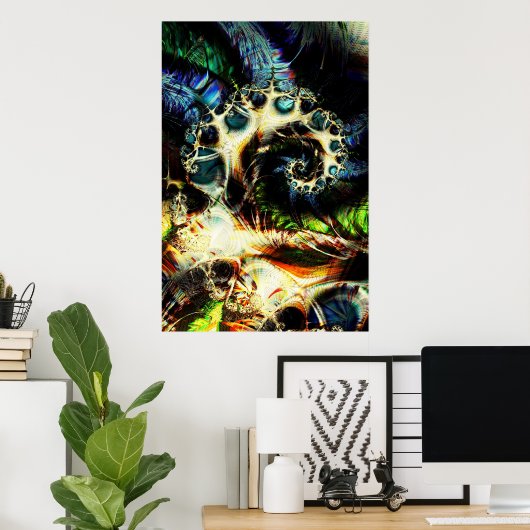 Wunschbaum Poster (Heimbüro)