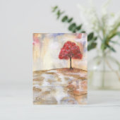 Wunschbaum Postkarte (Stehend Vorderseite)