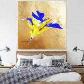 Wunschblume Leinwanddruck (Insitu (Schlafzimmer))