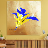 Wunschblume Leinwanddruck (Insitu (Wohnzimmer))