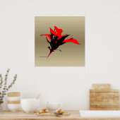 Wunschblume Poster (Küche)
