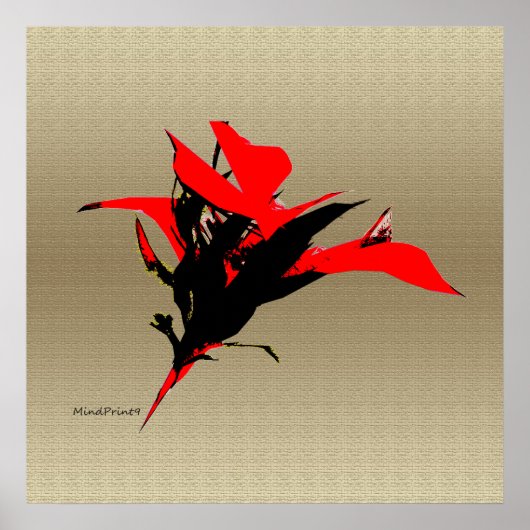 Wunschblume Poster (Vorne)