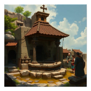 Wunschbrunnen Poster