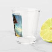 Wunschbrunnen Schnapsglas (Rechts)
