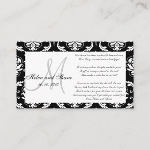 Wunschbrunnen und Hotelinformationskarte Begleitkarte