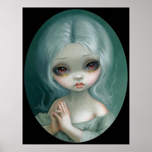 Wunschdenken Großaugenkunst drucken Jasmine Becket Poster (Vorne)