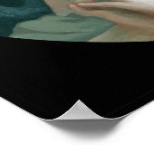 Wunschdenken Großaugenkunst drucken Jasmine Becket Poster (Ecke)