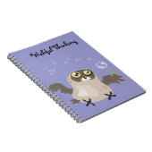 Wunschdenken Owl ~ Notebook Notizblock (Rechte Seite)