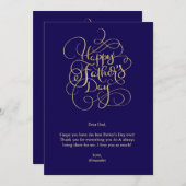 Wünsche des Vaters Einladung (Vorne/Hinten)