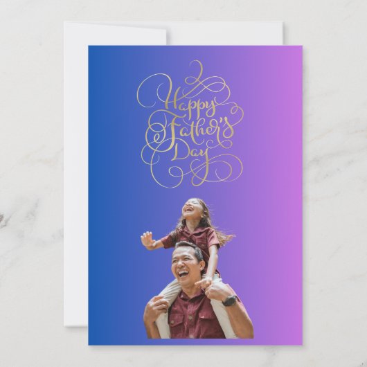 Wünsche des Vaters Einladung (Rückseite)