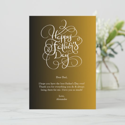 Wünsche des Vaters Einladung (Stehend Vorderseite)