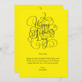 Wünsche des Vaters Einladung (Vorne/Hinten)