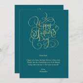 Wünsche des Vaters Einladung (Vorne/Hinten)