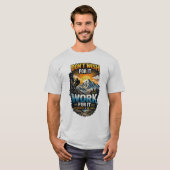 Wünsche es dir nicht einfach – Arbeite dafür | Kle T-Shirt (Vorne ganz)