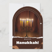 Wünsche Frohe Chanukka Einladung (Vorderseite)