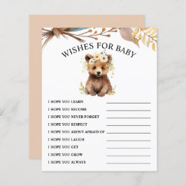 Wünsche für Baby | Bear Cub Baby Showspiel