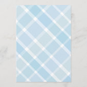 Wünsche für Baby Blue Boy Bowtie Game Card Hinweiskarte (Rückseite)