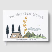 Wünsche für Baby | Das Abenteuer beginnt mit der B Gästebuch (Vorderseite)