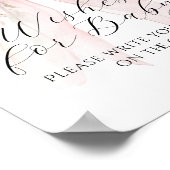 Wünsche für Baby Floral Bow Girl Baby Shooting Gam Poster (Ecke)