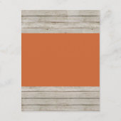 Wünsche für Baby - Fox Theme Hinweiskarte (Rückseite)