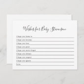 Wünsche für Baby, JEDER FARBHINTERGRUND! Postkarte (Vorne/Hinten)