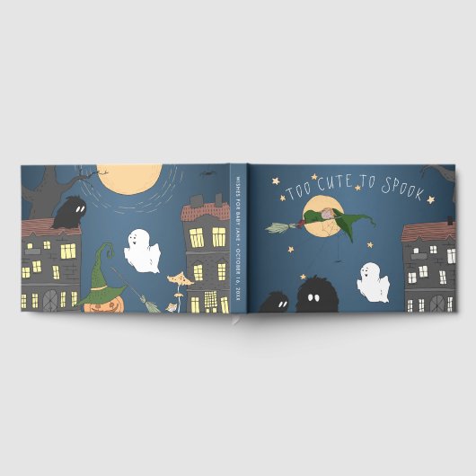 Wünsche für Baby | Niedlich-Kleine-HexenBaby-Dusch Gästebuch (Voll)