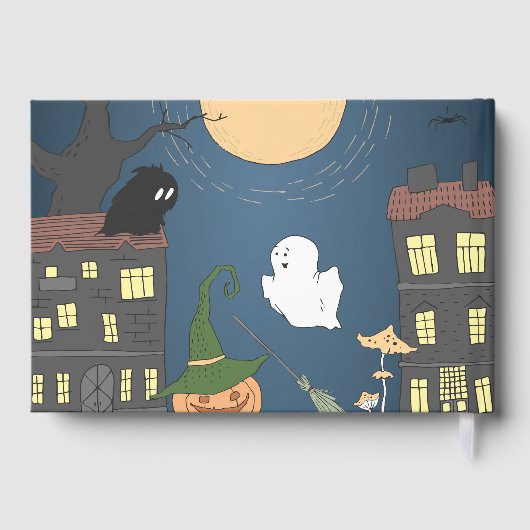 Wünsche für Baby | Niedlich-Kleine-HexenBaby-Dusch Gästebuch (Rückseite)