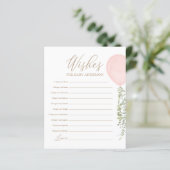 Wünsche für Baby Pink Balloon Baby Showspiel (Stehend Vorderseite)