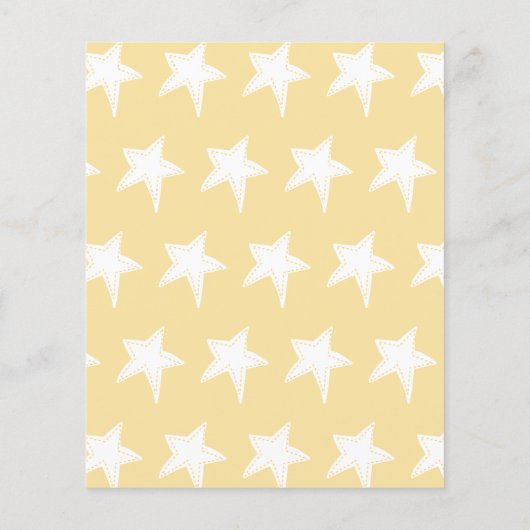 Wünsche für Baby-Rabbit-Babyduschenratgeber (Rückseite)