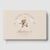 Wünsche für Baby! Teddy Bear & Airplane Gästebuch (Vorderseite)