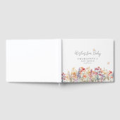 Wünsche für Baby! Wildblume Gästebuch (Voll)